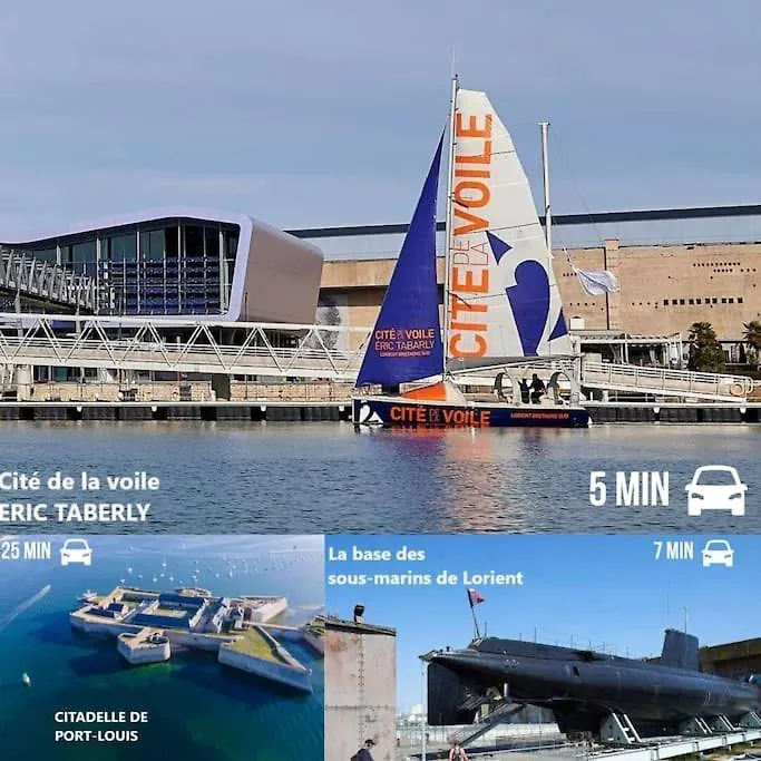 Διαμέρισμα T3 Proche Centre Ville Gare Sncf Plage Avec Parkink Prive Λοριάν